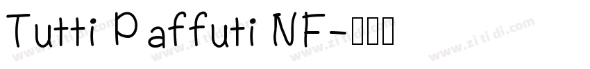Tutti Paffuti NF字体转换